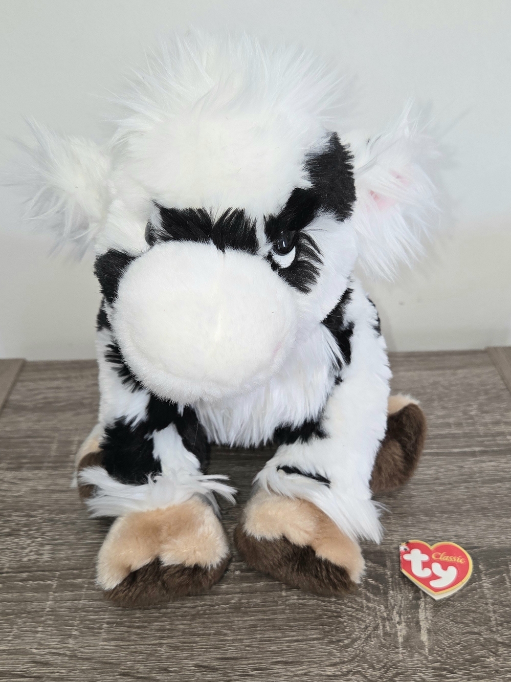 Ty Classic Black & White Cow Jersey "Mootina" 2004 Plush SEE PICTURES